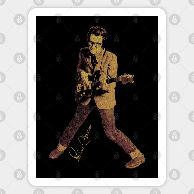 Elvis Costello Signature Magnet by GGARM